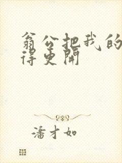 翁公把我的腿分得更开