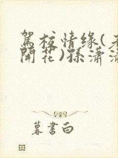 驾校情缘(老树开花)孙潇潇笔趣阁