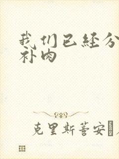 我们已经分手了补肉