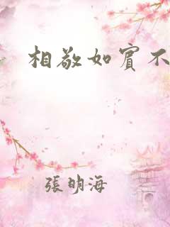 相敬如宾不相睹