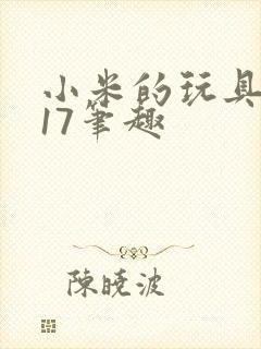 小米的玩具日记17笔趣