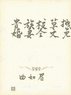 贵族校草拽拽未婚妻全文免费阅读