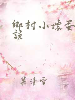 乡村小坏蛋 小说