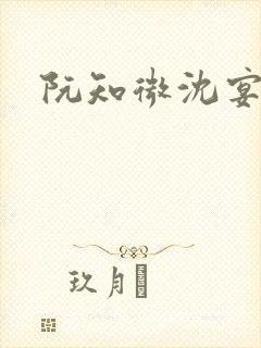 阮知微沈宴电竞