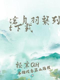 沧月羽系列txt下载