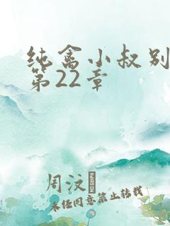 纯禽小叔别太猛第22章