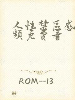 人性禁区感人视频免费看