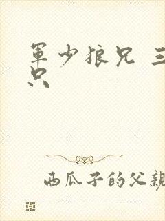 军少狼兄 三两只