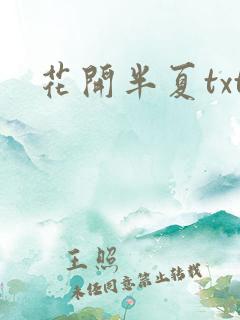 花开半夏txt