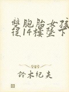 双胞胎女孩双双从14楼坠下