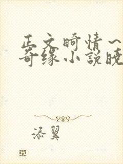 正文畸情～内裤奇缘小说晓雯