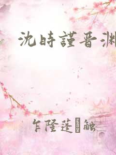 沈时谨晋渊小说