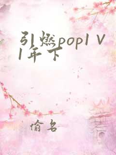 引燃pop1∨1年下