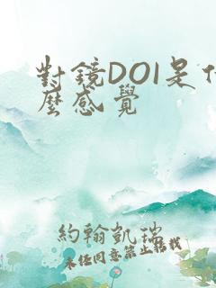 对镜DOI是什么感觉