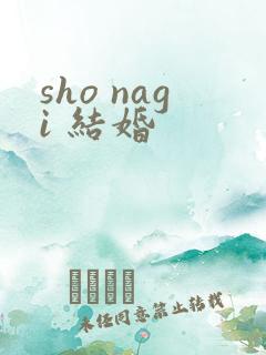 sho nagi 结婚