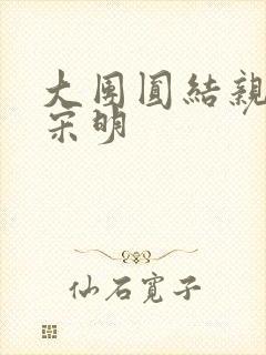 大团圆结亲情会宋明