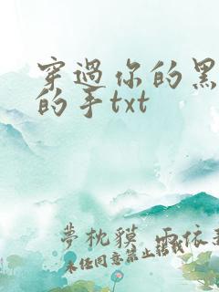 穿过你的黑发我的手txt