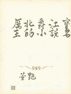 厉北爵江宝宝男主的小说名字