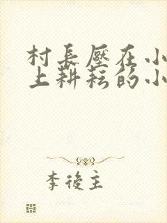 村长压在小娥身上耕耘的小说