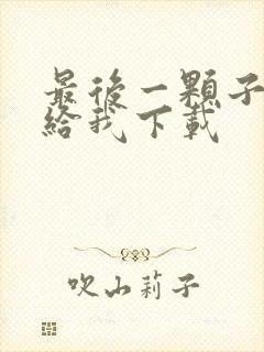 最后一颗子弹留给我下载