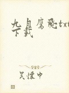 九月鹰飞txt下载