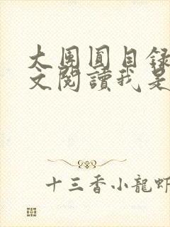 大团圆目录及全文阅读我是工人