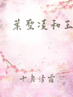 叶圣凌和王可馨