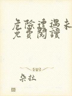 危险遭遇未增删免费阅读