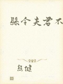 县令夫君不升堂