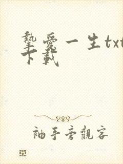 挚爱一生txt下载