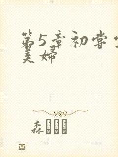 第5章初尝云雨美妇