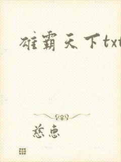 雄霸天下txt