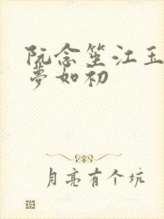 阮念笙江玉楼回梦如初