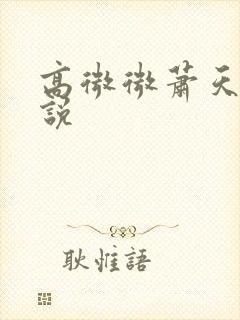高微微萧天策小说