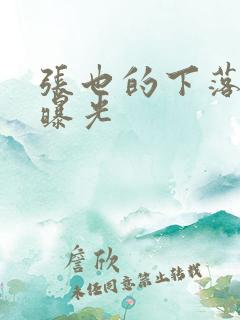 张也的下落终于曝光