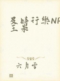 及时行乐NPH玉米