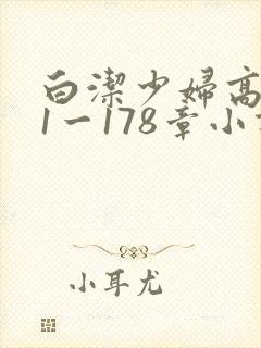 白洁少妇高义第1一178章小说
