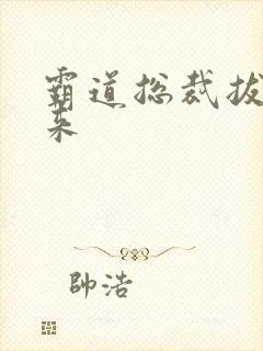 霸道总裁拔不出来