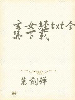 玄女经txt全集下载