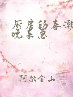 厨房的春潮带雨晚来急