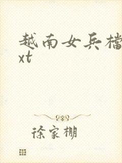 越南女兵档案txt