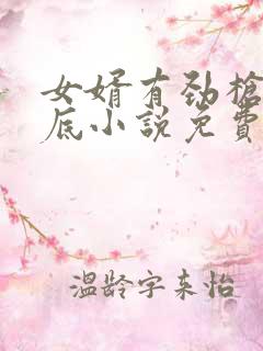 女婿有劲枪枪到底小说免费阅读