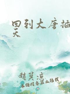 回到大唐插武则天