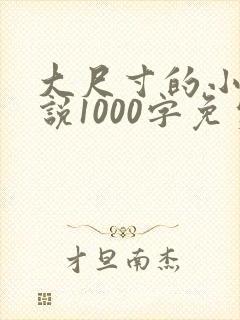 大尺寸的小黄说说1000字免费