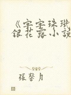 《字字珠玑》金银花露小说