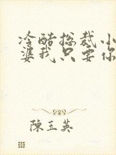 冷酷总裁小小老婆我只要你