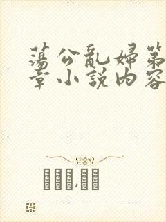 荡公乱妇第51章小说内容