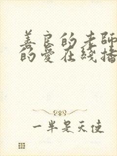 善良的老师禁止的爱在线播放