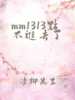 mm1313点不进去了