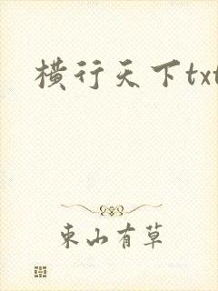 横行天下txt